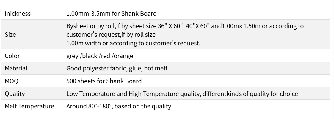 Spec Shank Board BAN SHANK BAN
